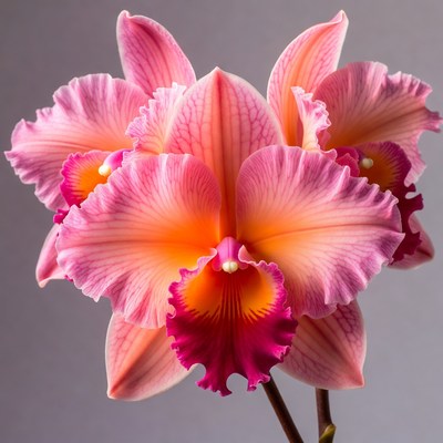 Pink Orchid Flower Bloom