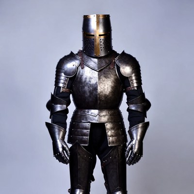 Knight in full armor