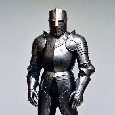 Medieval Knight in Full Armor