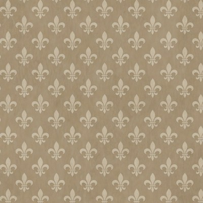 Fleur-de-lis Pattern on Beige Background