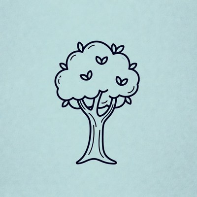 Cartoon Tree Illustration