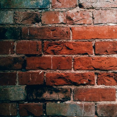 Old weathered brick wall