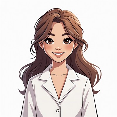 Smiling Asian woman in white blazer