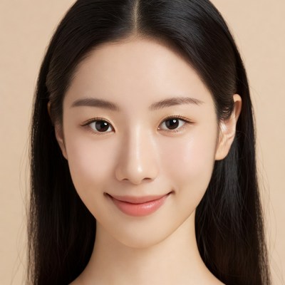 Smiling Asian woman close-up