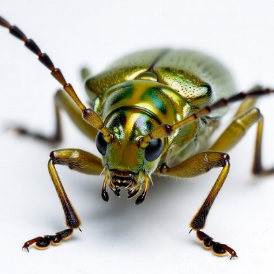 Green Metallic Longhorn Beetle