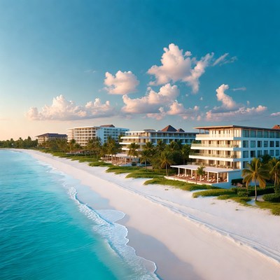 Luxury Beachfront Resort Buildings