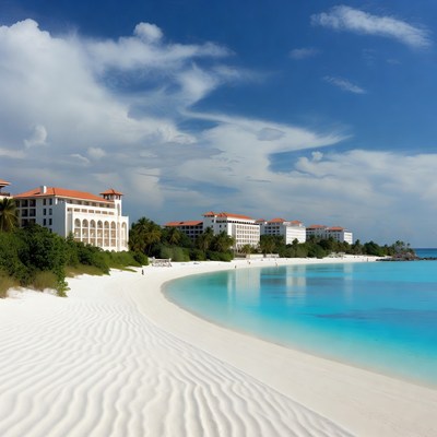 Luxury Resort on Turquoise Beach