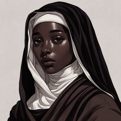 African-American nun in habit