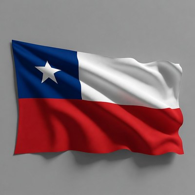 Chilean Flag Waving
