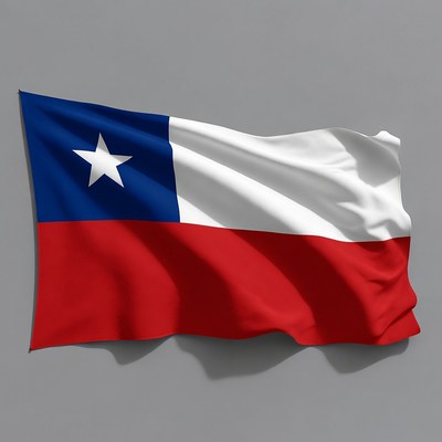 Waving Chilean Flag
