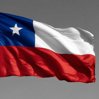 Chilean Flag Waving