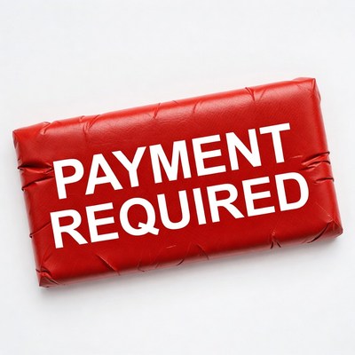 Payment Required Red Stamp