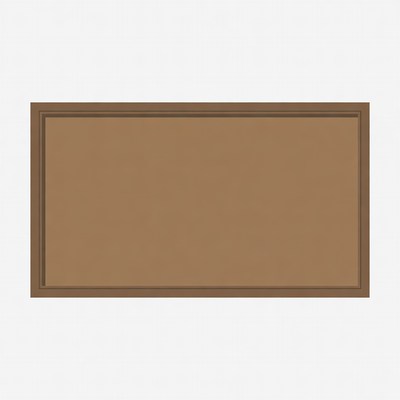 Brown wooden picture frame