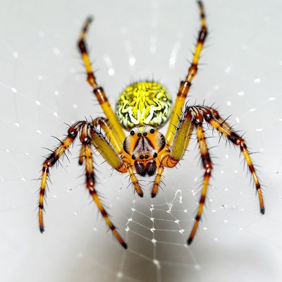 Golden Orb Weaver Spider on Web