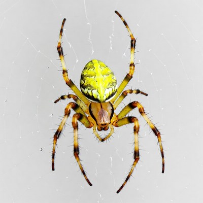 Yellow Garden Spider on Web