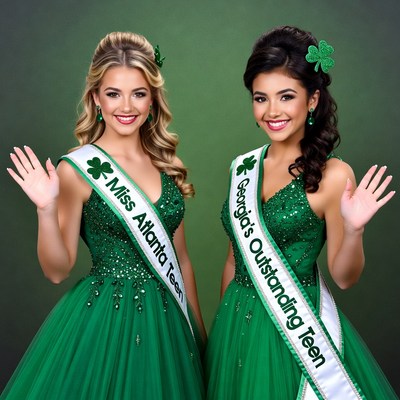 Miss Atlanta Outstanding Teen Winners Waving