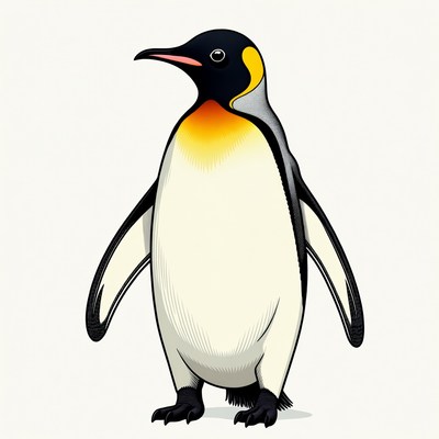 Emperor Penguin Illustration