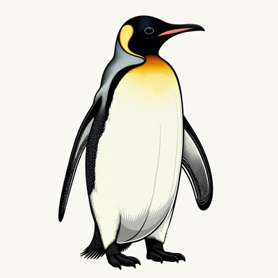 Emperor Penguin Illustration