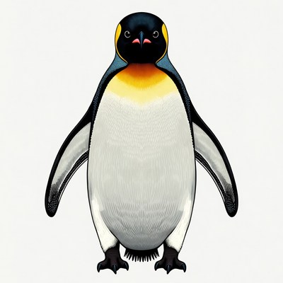Emperor Penguin Illustration