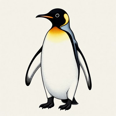 Emperor Penguin Illustration