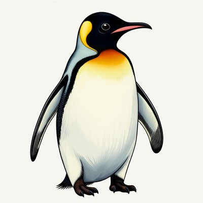 Emperor Penguin Illustration
