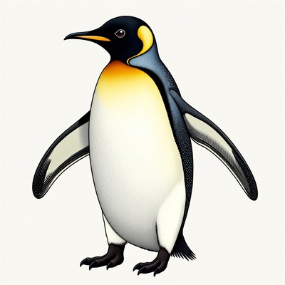 Emperor Penguin Illustration