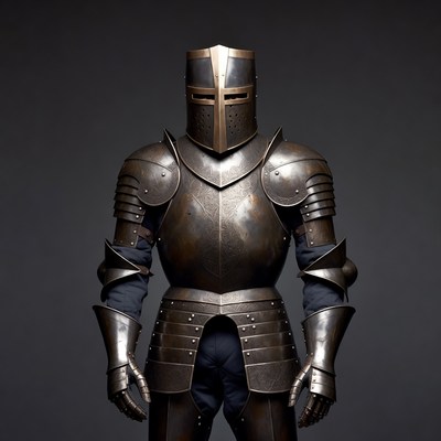 Knight in Crusader Armor