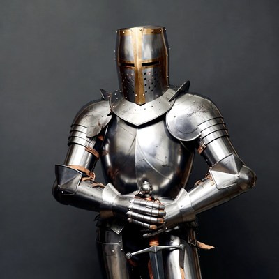 Medieval Knight in Shining Armor