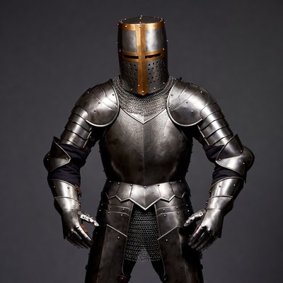 Knight in Crusader Armor