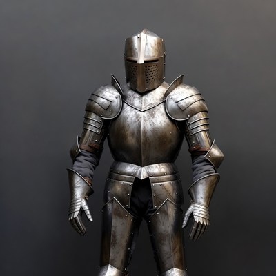 Medieval Knight in Full Armor