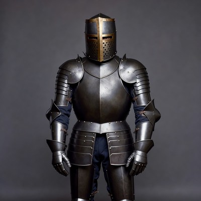 Medieval Knight in Full Armor