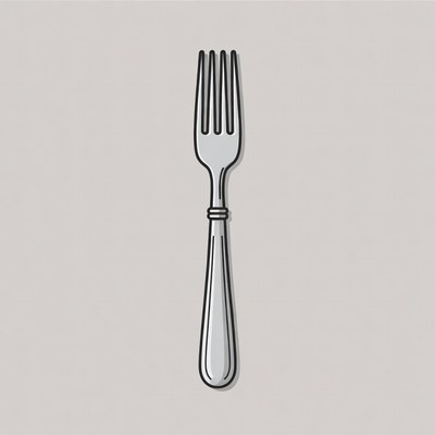 Silver Fork Illustration