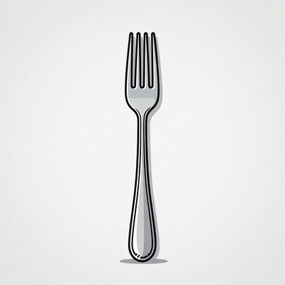 Silver Fork Illustration
