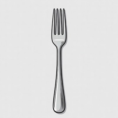 Silver Fork Illustration
