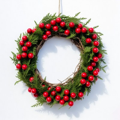 Red Berries Christmas Wreath