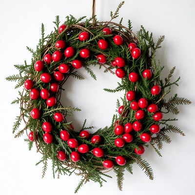Red Berries Christmas Wreath