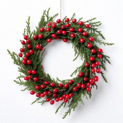 Red Berries Christmas Wreath