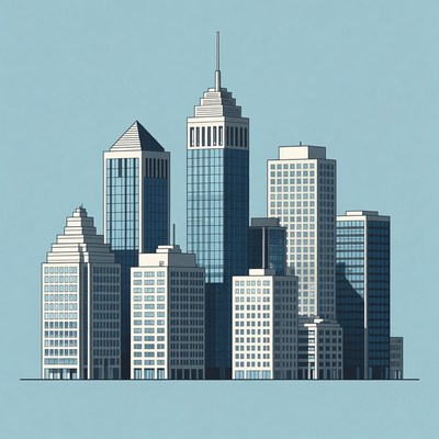 City skyline illustration