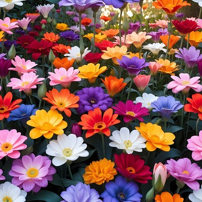 Colorful Daisy Flowers in Bloom