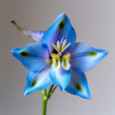 Blue Glory of the Snow Flower