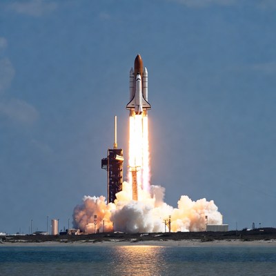 Space Shuttle Launching