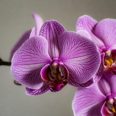 Purple Phalaenopsis Orchid Bloom