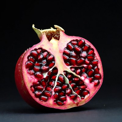 Split Open Pomegranate