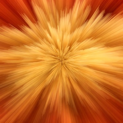 Orange Radial Burst Background