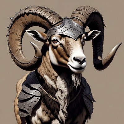 Armored Ram with Horns
