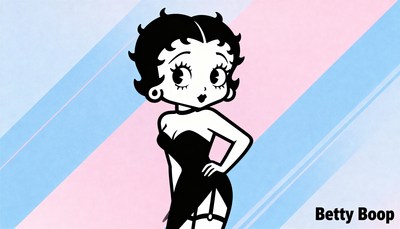 Betty Boop cartoon illustration