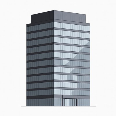 Modern Skyscraper Building Illustration