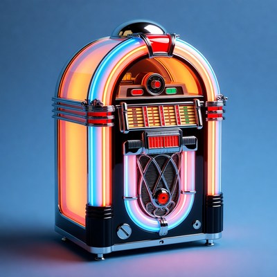 Retro Neon Jukebox