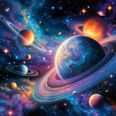 Vibrant Cosmic Planets and Stars