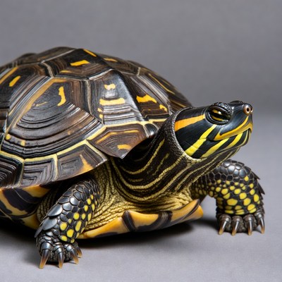 Yellow-bellied slider turtle